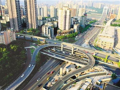 重庆市房地产开发网-本月谢家湾立交改造完工 该区域高峰期拥堵将缓解